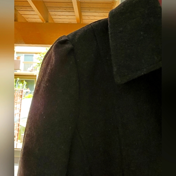 Guess- Wool Blend Pea Coat in Gray - Picture 5 of 8